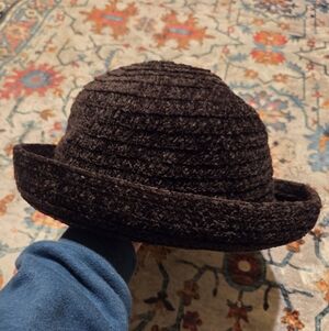 Betmar Rich Brown Chenille Hat